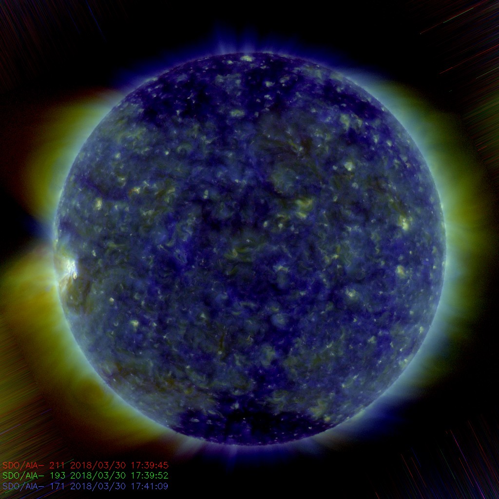 solar image_03-30-2018_latest_new active region on SE limb.jpg