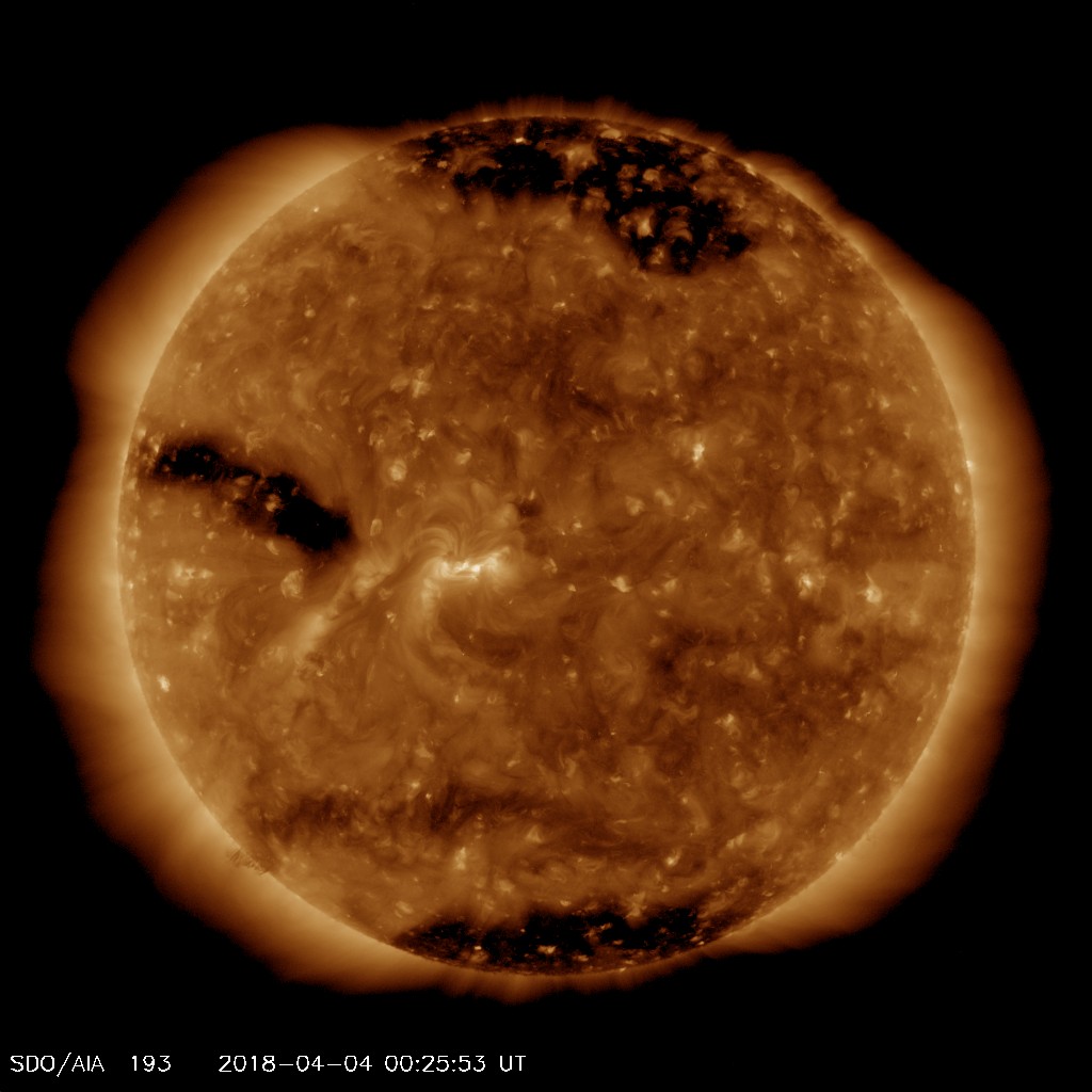 solar image_04-04-2018_geocentered coronal hole next to H-alpha plage AR2703.jpg