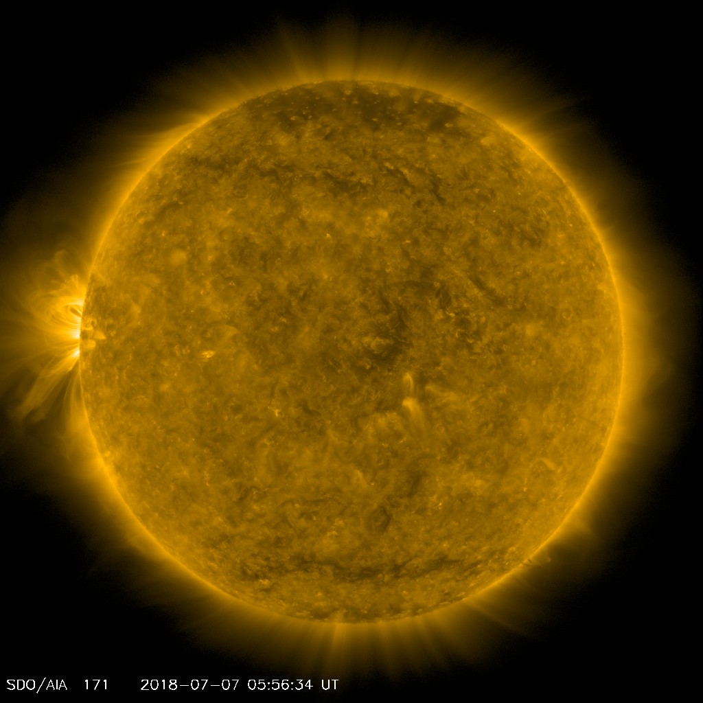 solar image_07-07-2018_Might be a new active region on Eastern limb.jpg