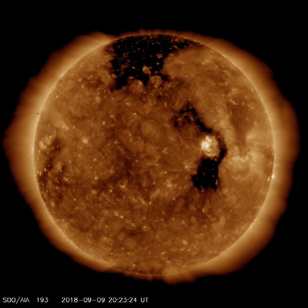 lsolar image_09-09-2018_AR2721 at edge of  equatorial coronal hole.jpg