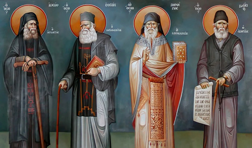Four Recently Canonized 'New Holy Mountain' Elders of Ecumenist Pseudo-Traditionalism.jpg